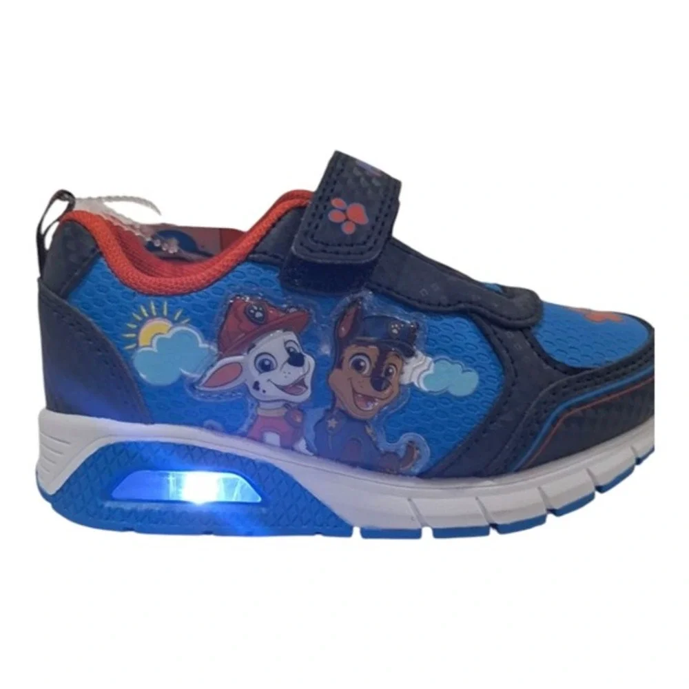 New Paw Patrol Toddler Boys' Slip-On Sneakers, Size 7  (16 cms) Color Blue New‎